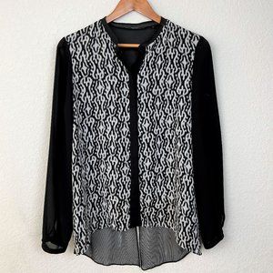 Tahari Long Sleeve Blouse